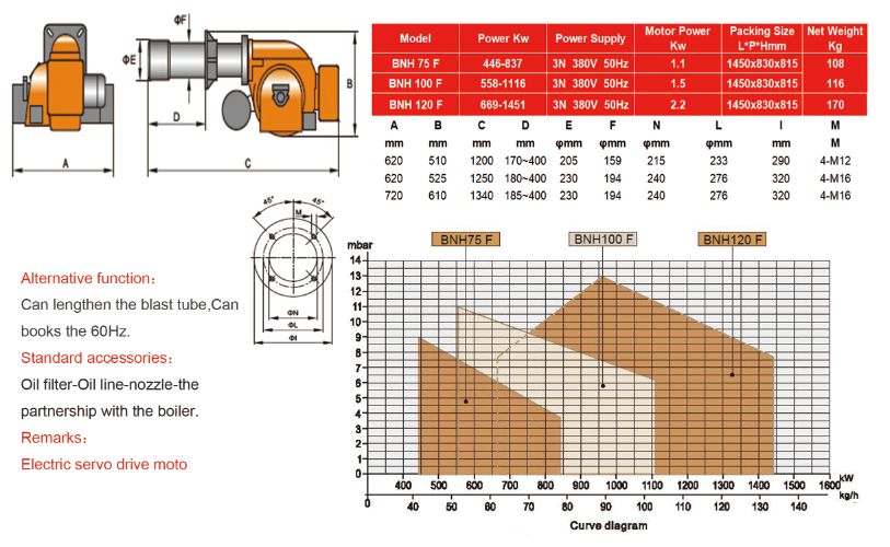 heavy oil burner